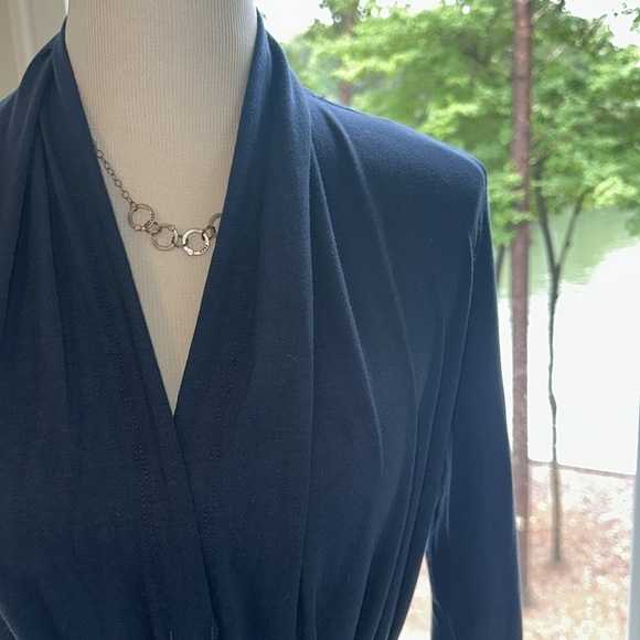 Lunya Cozy Blue Slumberknit Maxi Robe, Small, Like New - Picture 4 of 10